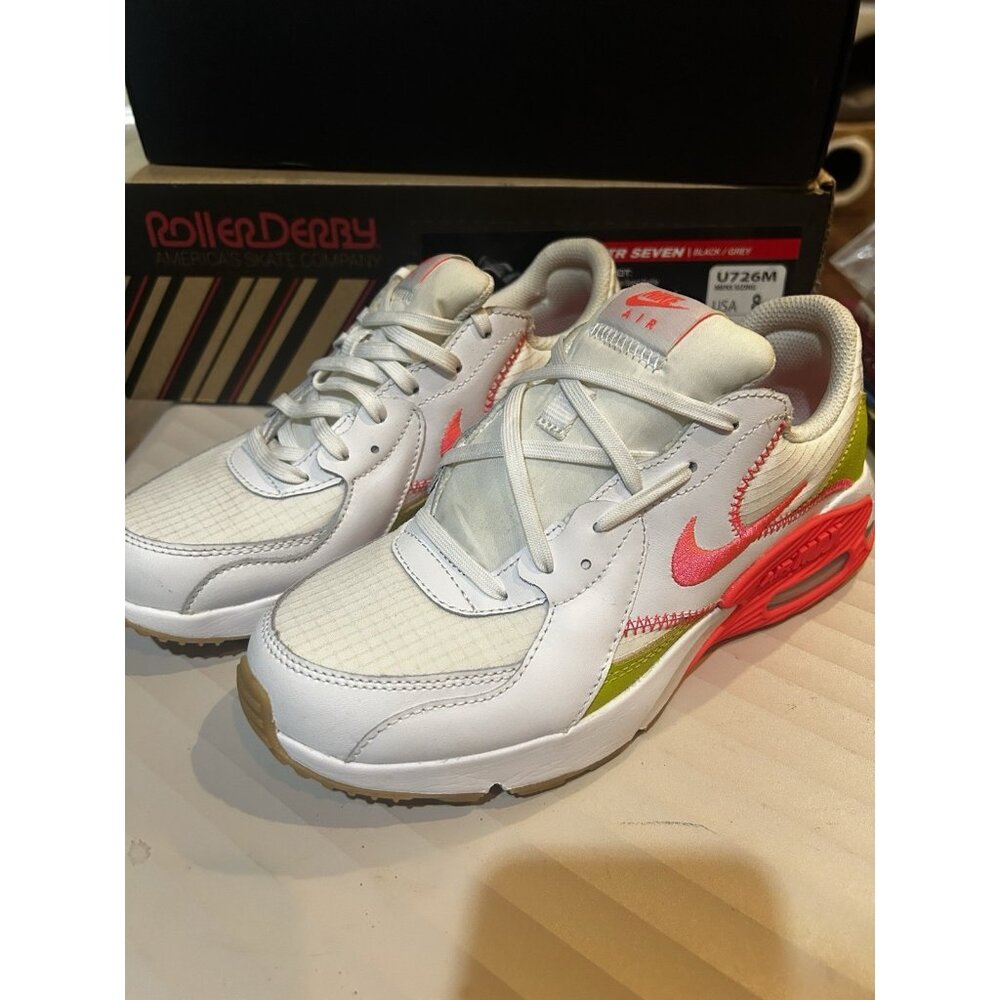 Nike Air Max Excee White/hot Punch Sneakers FJ4571-100 Woman’s US Size 7.5